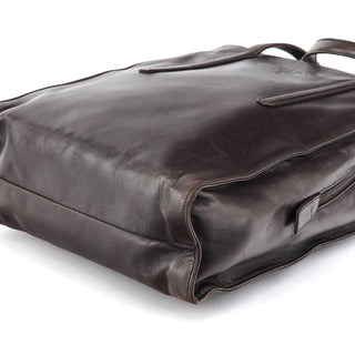 Prada 1995 Brown Nappa Sport Leather Tote Bag