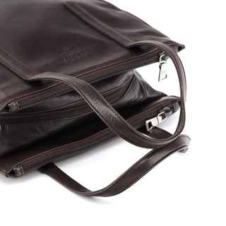 Prada 1995 Brown Nappa Sport Leather Tote Bag