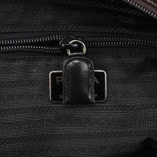Prada 1995 Brown Nappa Sport Leather Tote Bag