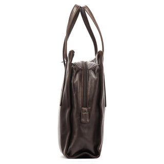 Prada 1995 Brown Nappa Sport Leather Tote Bag