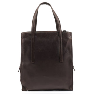Prada 1995 Brown Nappa Sport Leather Tote Bag
