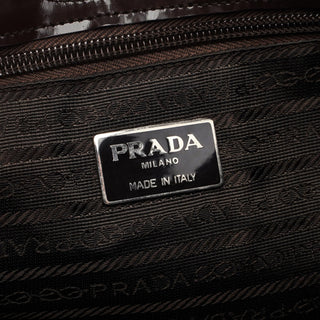 Prada 1995 Brown Spazzolato Handbag