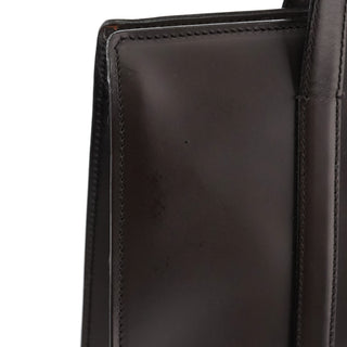 Prada 1995 Brown Spazzolato Sport Clutch Tote Bag