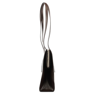 Prada 1995 Brown Spazzolato Sport Clutch Tote Bag