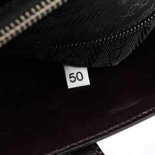 Prada 1995 Brown Spazzolato Sport Tote Bag