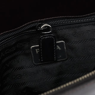 Prada 1995 Brown Spazzolato Sport Tote Bag