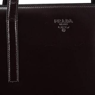 Prada 1995 Brown Spazzolato Sport Tote Bag