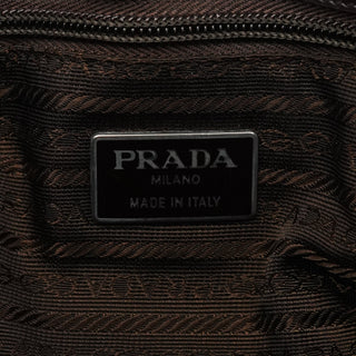 Prada 1995 Brown Spazzolato Sport Tote Bag