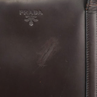Prada 1995 Brown Spazzolato Sport Tote Bag