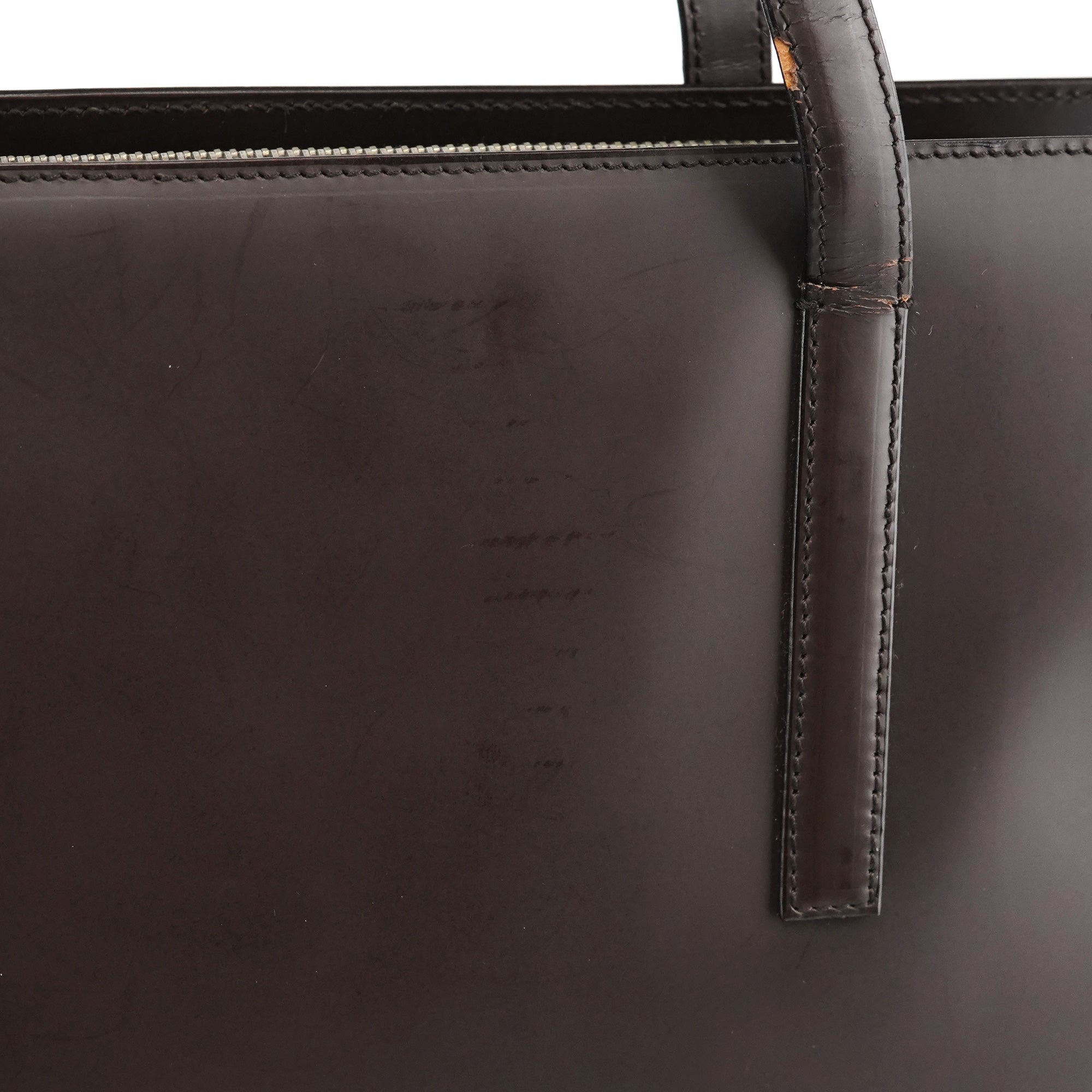 Prada 1995 Brown Spazzolato Sport Tote Bag