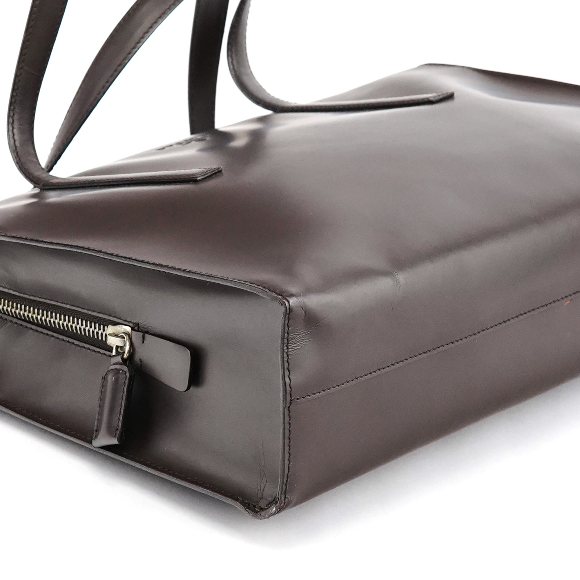 Prada 1995 Brown Spazzolato Sport Tote Bag
