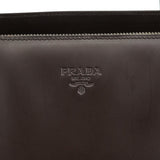 Prada 1995 Brown Spazzolato Sport Tote Bag