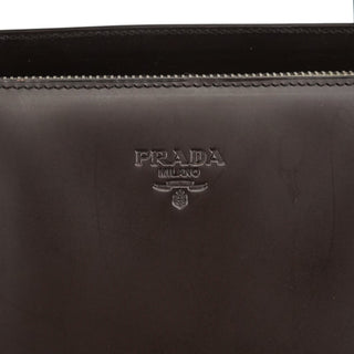 Prada 1995 Brown Spazzolato Sport Tote Bag