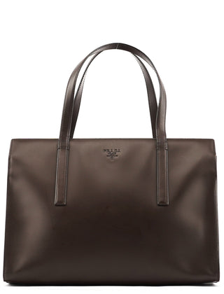 Prada 1995 Brown Spazzolato Sport Tote Bag