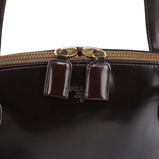 Prada 1995 Brown Spazzolato Sport Tote Bag