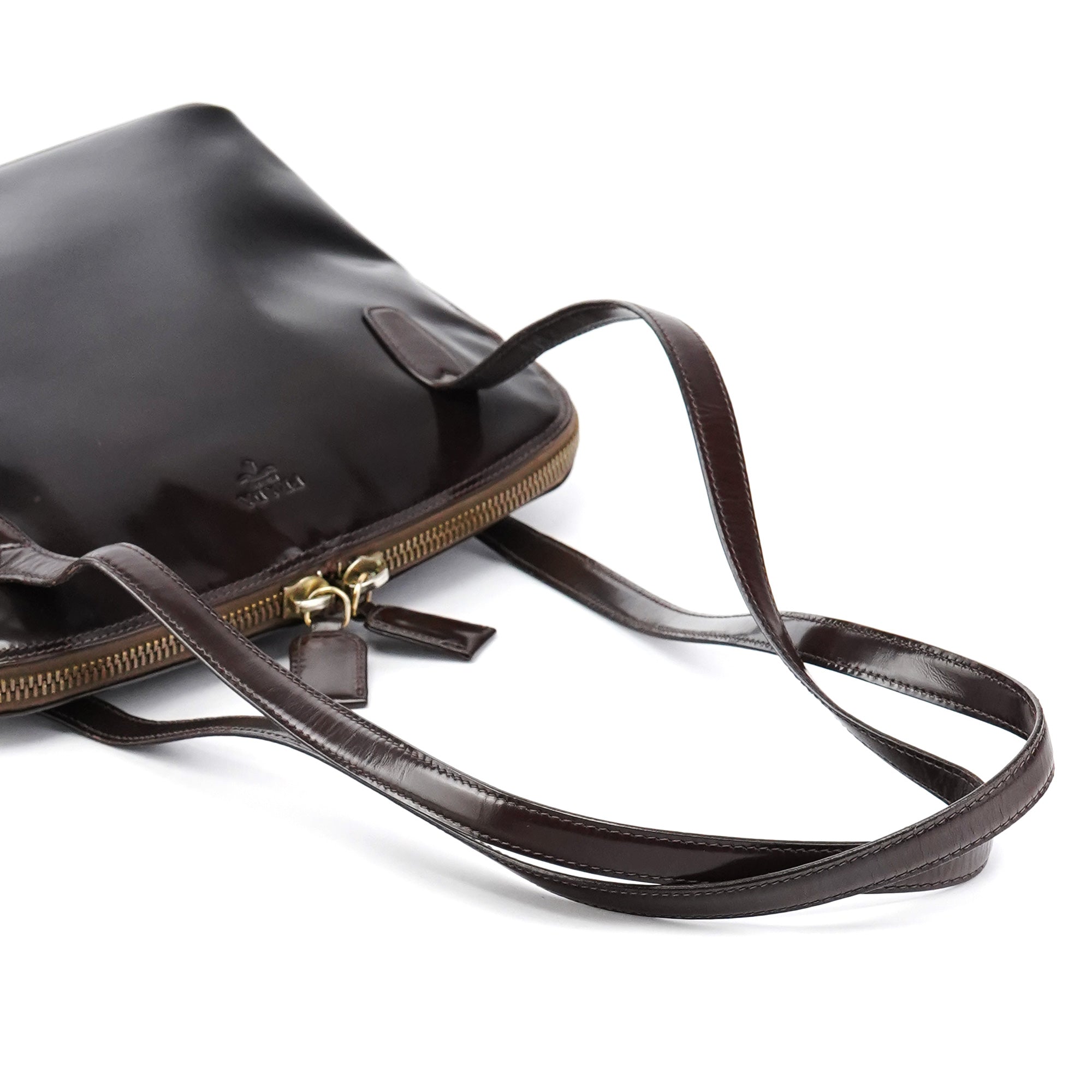 Prada 1995 Brown Spazzolato Sport Tote Bag