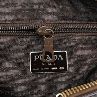 Prada 1995 Brown Spazzolato Sport Tote Bag
