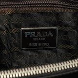 Prada 1995 Spazzolato Sport tote i brunt laklæder