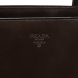 Prada 1995 Spazzolato Sport tote i brunt laklæder