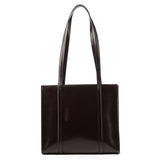 Prada 1995 Spazzolato Sport tote i brunt laklæder