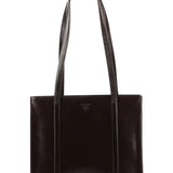 Prada 1995 Spazzolato Sport tote i brunt laklæder