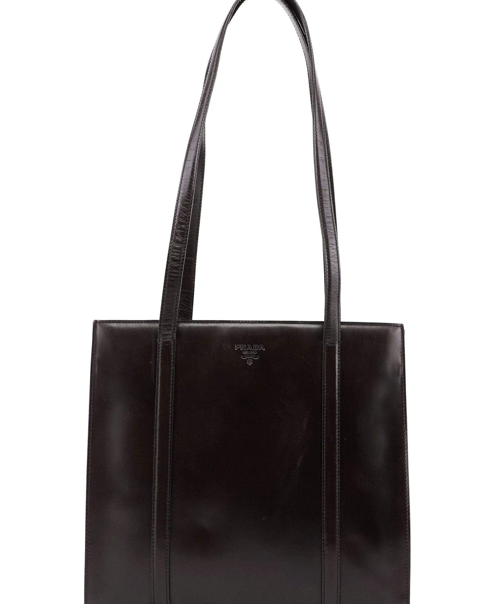 Prada 1995 Brown Spazzolato Tote