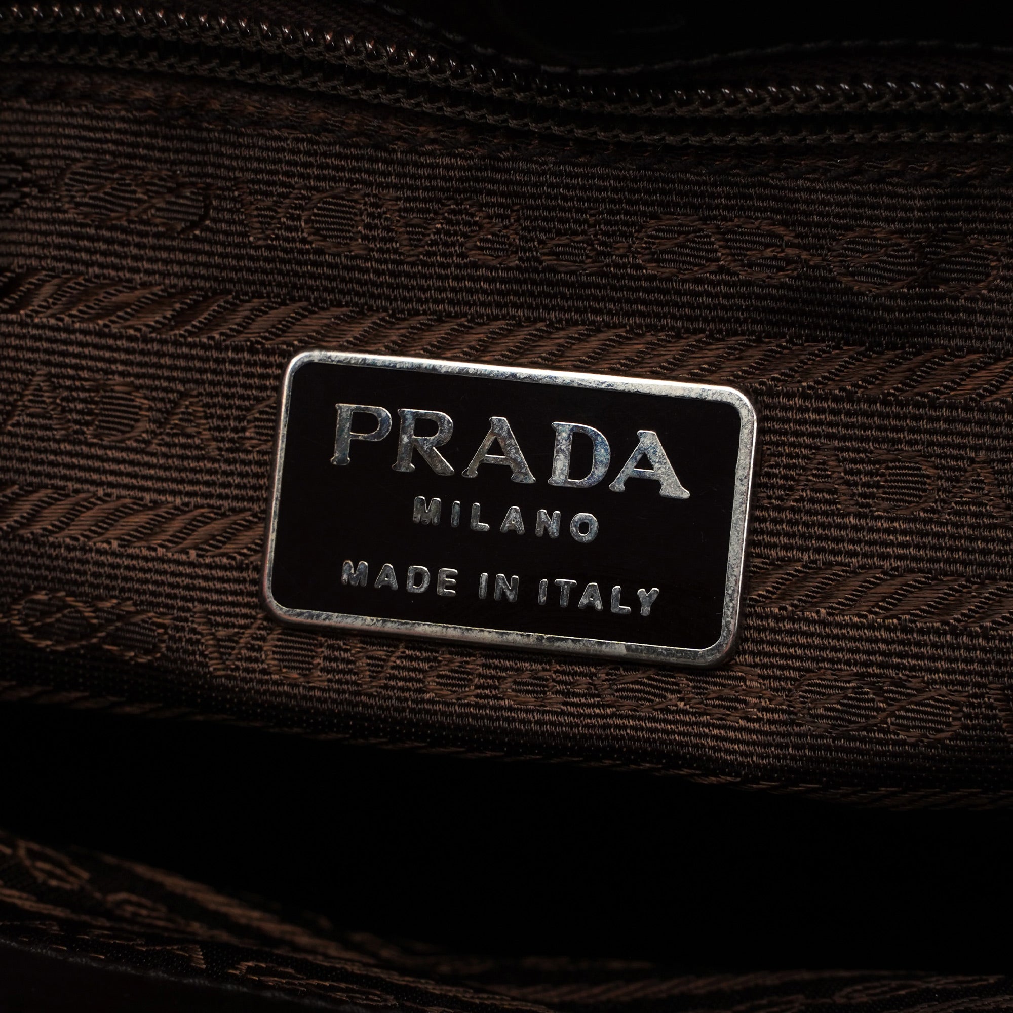 Prada 1995 Brown Spazzolato Tote