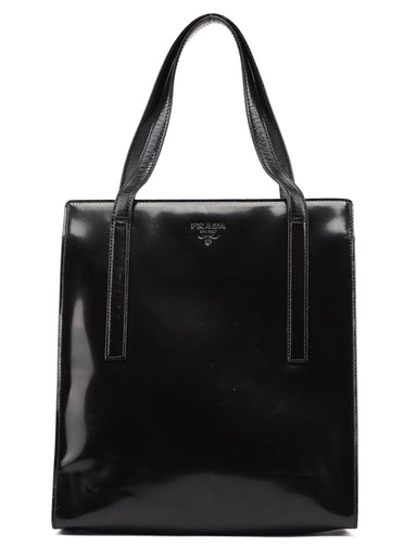 Prada 1995 Brown Spazzolato Tote Bag