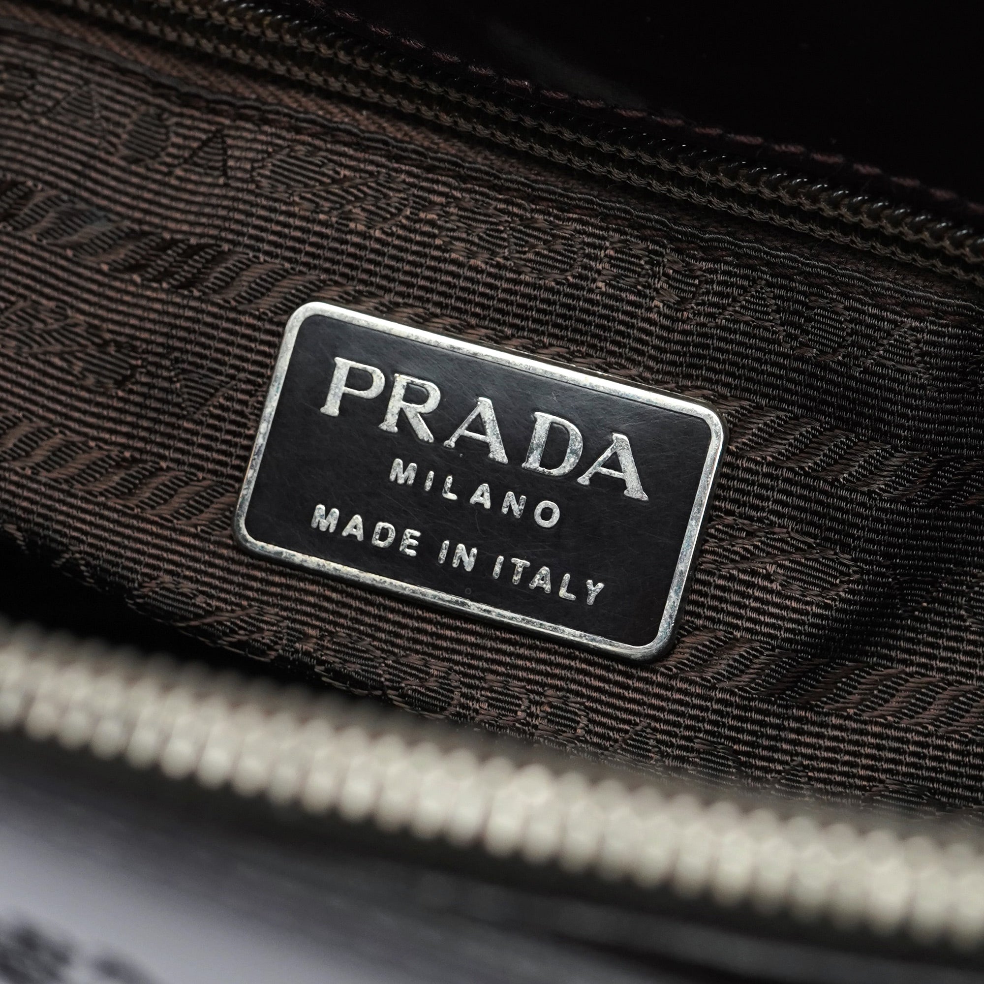 Prada 1995 Brown Spazzolato Tote Bag