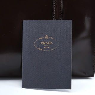 Prada 1995 Brown Spazzolato Tote Bag