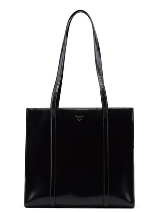 Prada 1995 Brown Spazzolato Tote Bag