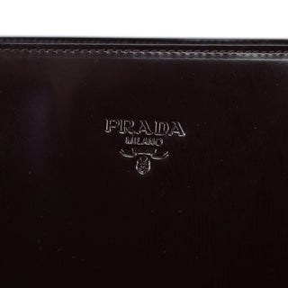 Prada 1995 Brown Spazzolato Tote Bag