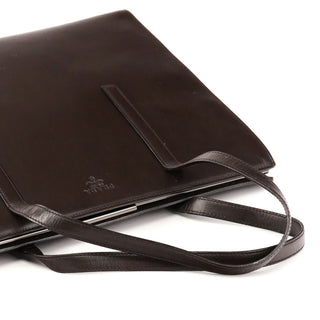 Prada 1995 Brown Vitello Sport Tote Bag