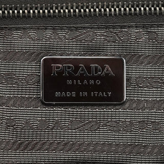 Prada 1995 Brown Vitello Sport Tote Bag
