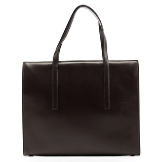 Prada 1995 Brown Vitello Sport Tote Bag