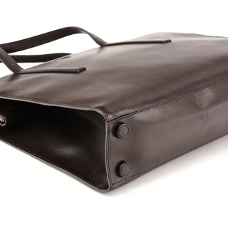 Prada 1995 Brown Vitello Sport Tote Bag