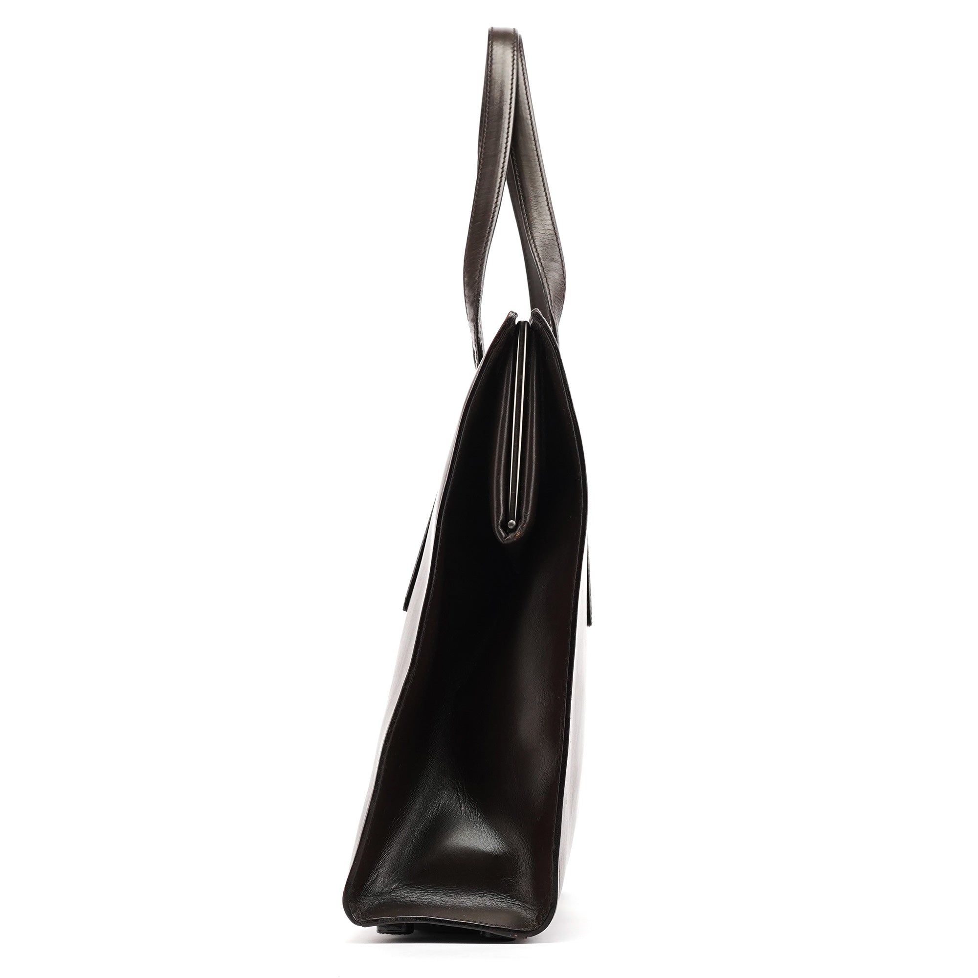 Prada 1995 Brown Vitello Sport Tote Bag