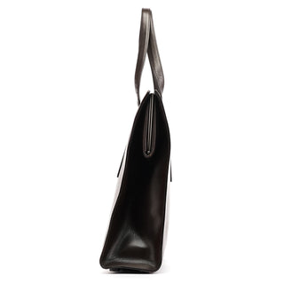 Prada 1995 Brown Vitello Sport Tote Bag