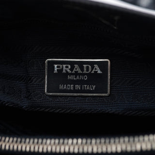 Prada 1995 Dark Navy Spazzolato Tote Bag