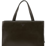 Prada 1995 Olive Green Calfskin Tote Bag