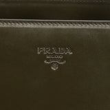 Prada 1995 Olive Green Calfskin Tote Bag