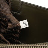 Prada 1995 Olive Green Calfskin Tote Bag