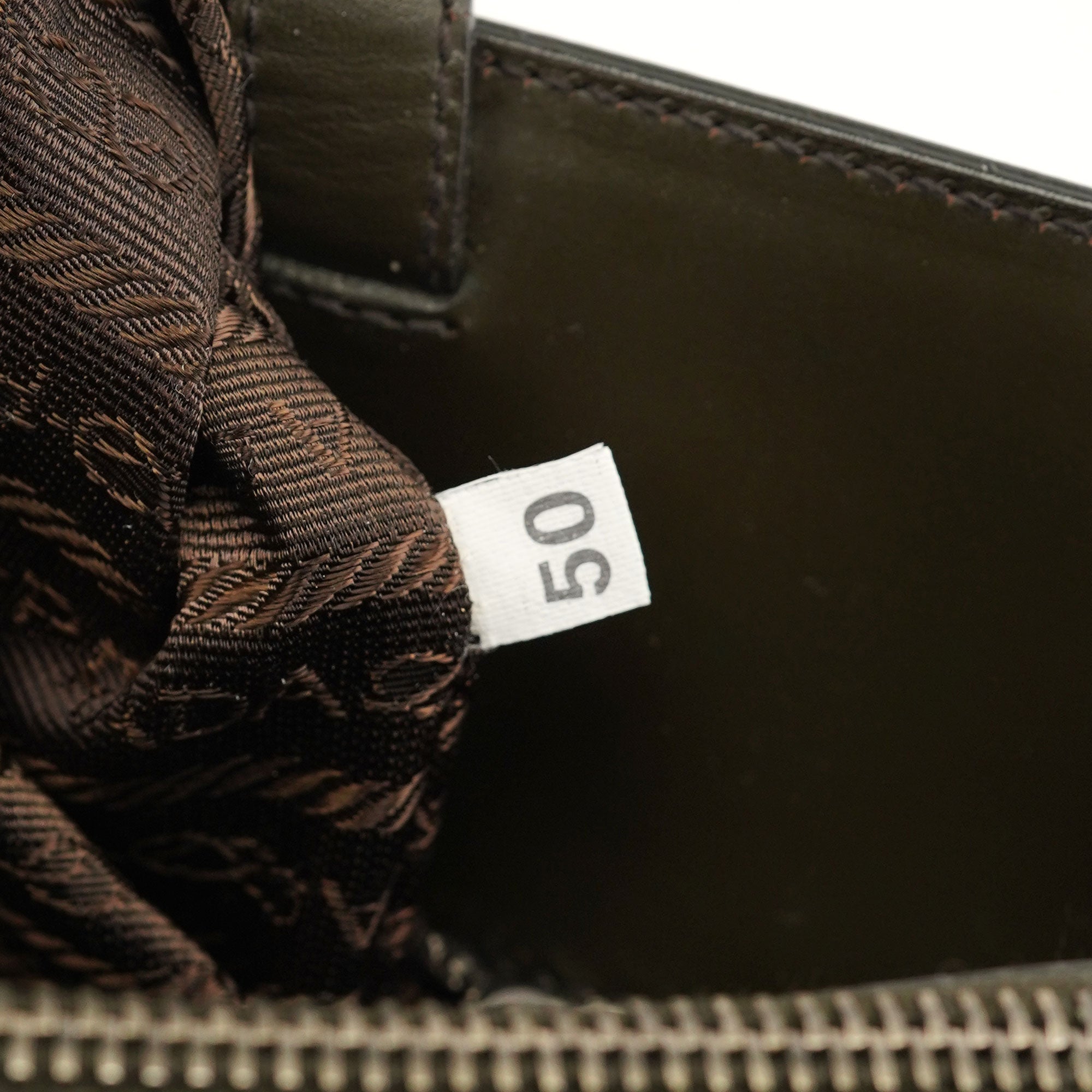 Prada 1995 Olive Green Calfskin Tote Bag