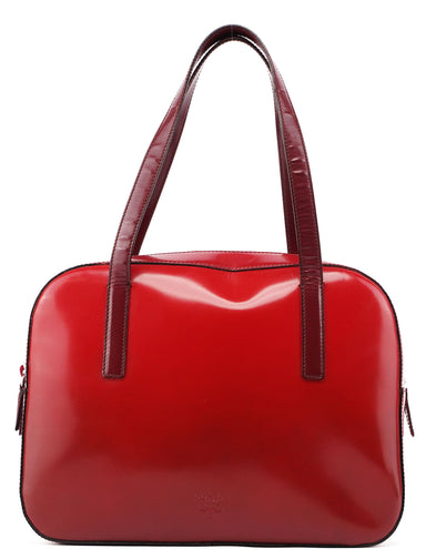 Prada 1995 Red Gradient Spazzolato Tote