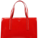 Prada 1995 Red Spazzolato Sport Tote Bag