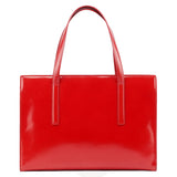 Prada 1995 Red Spazzolato Tote Bag