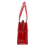 Prada 1995 Red Spazzolato Tote Bag