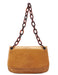 Prada 1996 Beige Madras Swing Chain Bag