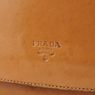 Prada 1996 Beige Madras Swing Top Handle Bag