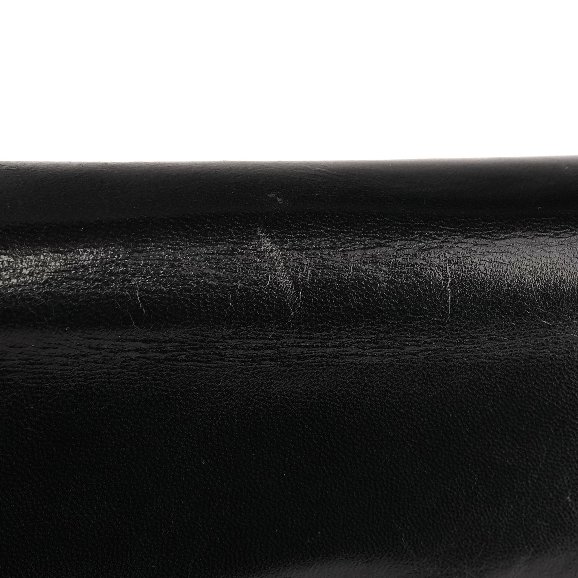 Prada 1996 Sac porté épaule Madras Swing en cuir noir